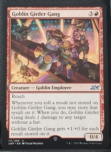 Goblin Girder Gang 111/244 | MTG UNF Unfinity | Red Uncommon LP 2022 - Bild 1 von 2