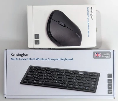 New Kensington Multi-Device Compact Wireless KB K75502UK & SureTrack Mouse Combo - Image 1 of 4