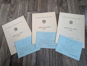 Varden Schule für Mädchen REDETAG Programme & Einladungen 1958/59/61 - Bild 1 von 20