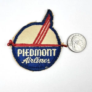 Vintage Retired Piedmont Airlines Employee Uniform Patch Sew On 2 1/2" Wide - Picture 1 of 3