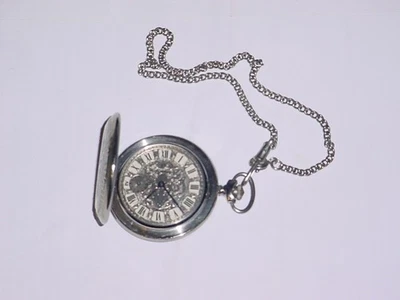 Vintage Unbranded Russian Mens Pocket Watch That DOES Work But Missing It's Back - Image 1 of 3