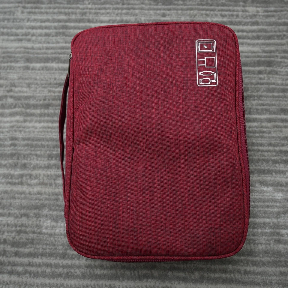 双层电子收纳袋旅行数字电缆袋存储盒 — 第 1/4 张图片