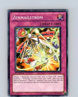 Yu-Gi-Oh TCG Zenmailstorm ORCS-EN072 1st Edition Regular Common Card LP-NM - Image 1 of 2