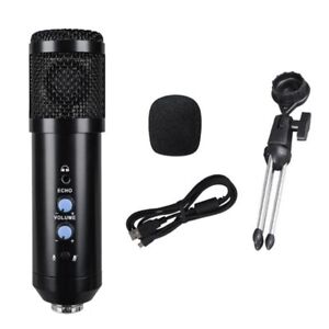2X(Microphone à Condensateur USB pour Ordinateur Portable PC de Bureau U6H6)