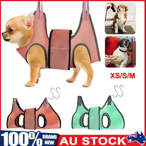 Small Pet Grooming Sling Hammock Dog Cat Restraint Bag Bathing Trimming NailCare - Picture 1 of 11