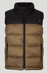 O'NEILL O'riginal Damen Pufferweste Jacke - braun tarnfarben - Größe: XS - BRANDNEU MIT ETIKETT - Bild 1 von 2