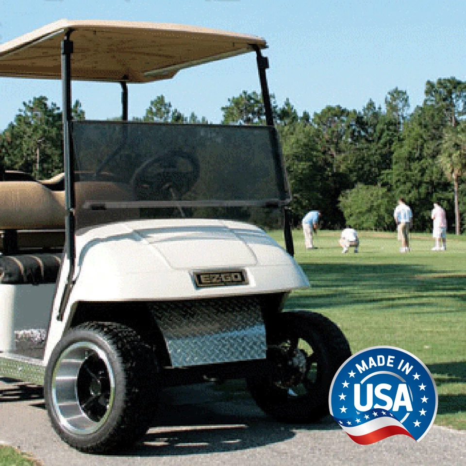 REDDOT Golf Cart Impact Modified Split Folding Tinted Windshield E-ZGO TXT |1994 - 2013