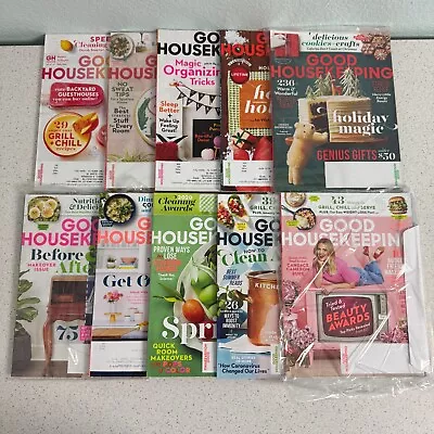 Lot of 10 Good Housekeeping 2019 2020 Magazines Magazine - Image 1 of 4