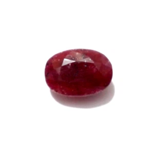 100% Natural Rare Madagascar Red Ruby Faceted Oval Shape 9.25 Crt Loose Gemstone - Picture 1 of 6