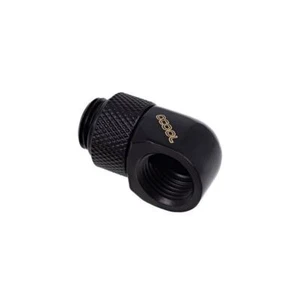 Alphacool Eiszapfen L-connector Rotary G1/4 Male to G1/4 Female - Deep Black - Afbeelding 1 van 3