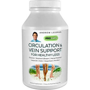 Andrew Lessman Circulation & Vein Support for Healthy Legs 60 Capsules - Picture 1 of 6