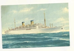 Postal vintage de Home Lines como nueva Italia ENVÍO GRATUITO - Imagen 1 de 2
