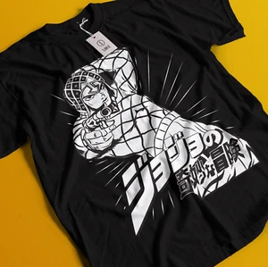 Jojo's Bizarre Adventure T-shirt Anime Manga Graphic Design Shirt Tee All Size - Picture 1 of 6