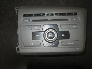 12 HONDA CIVIC RADIO CD PLAYER #39100-TR0-A315-M1 - Picture 1 of 3