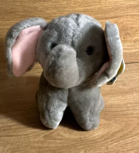 Dakin Nature Babys Bwana Elefant Plüsch 5 Zoll Vintage 1984 #31-1102 Korea - Bild 1 von 13
