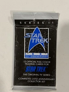 1991 Star Trek 25th Anniversary Original TV Series by Impel Series II Pack 12/pk - Picture 1 of 2