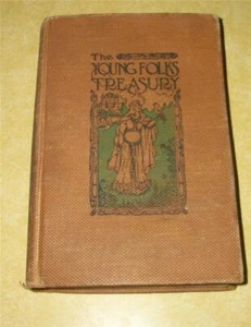 1918 YOUNG FOLK TREASURY FAMOUS TRAVEL ADVENTURE UNIVERSITY SOCIETY PICTURE BOOK - Picture 1 of 12