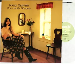 NANCI GRIFFITH POET IN MY WINDOW VG PHILO LP FOLK - Picture 1 of 2