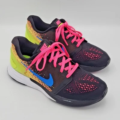 Nike Lunarglide 7 Junior-Pink, Black & White  747966-001 Size US 6Y EUR 38.5 - Image 1 of 4