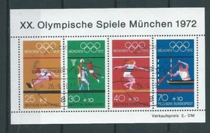 Germany Olympic Games 1972 Münich used block with cancel Weightlifting - Picture 1 of 1