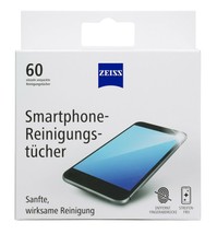 Zeiss 000000 0606 + 200000-45150-211 Smartphone Cleaning Cloths of 60 White