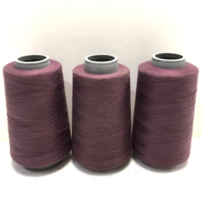Coats American Epic Xtra Serger Sewing Thread Cone Spool 6000 YDS Mulberry Wine - Image 1 of 4