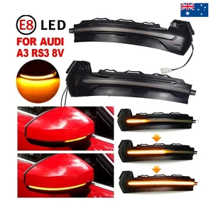LED Dynamic Indicator Turn Signal Mirror Light Audi A3 8V S3 RS3 2013-2020 - Imagen 1 de 4