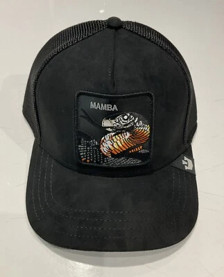 Sombrero de Camionero Goorin Bros The Farm The Suede Mamba Negro - Nuevo Con Etiqueta Foto 1 de 4