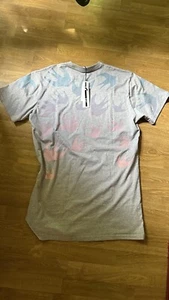 MCQ Swallows Bird Print T-Shirt  Dress M Uk 12  McQueen New With Tags RRP £180 - Picture 1 of 12