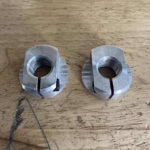 Volkswagen Aluminum Nuts Link Pin Clamp Nuts Front Spindle Left & Right Pair - Picture 1 of 7