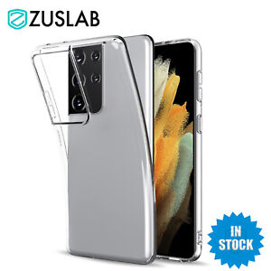 For Samsung Galaxy S23 S22 S21 S20 Ultra Plus Case Clear Slim Soft Shockproof