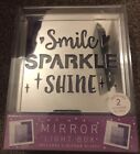 Smile Sparkle Shine Mirror Light Box Birthday Christmas Stocking Gift Present