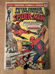 The Spectacular Spider-Man #1 (Marvel Comics Dec 1976) w/Tarantula, Spiderman - Picture 1 of 1