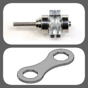 NEW NSK Ti-Max X450L/KL/SL/WL/BL Push Button Turbine Cartridge/ with Cap Wrench! - Picture 1 of 3