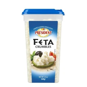 President Feta Cheese Crumbles, 24 oz, 2013 American Culinary Chefs Best Gold - Picture 1 of 3