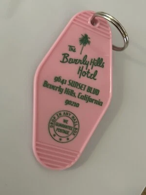 Pink Beverly Hills Hotel Keytag - Image 1 of 4