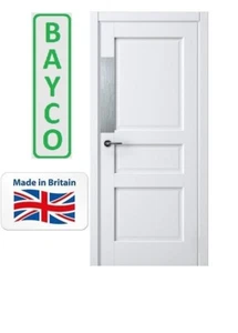 PROTECTION/ FINGER/PUSH/DOOR PLATE SATIN ALUMINIUM DRILLED & CSK WITH SCREWS. - Picture 1 of 3
