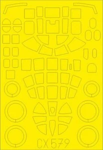 Eduard Mask 1/72 B25B for Airfix / cx 579 - Picture 1 of 1