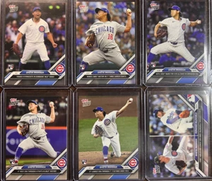 ⚾️ SHOTA IMANAGA - TOPPS NOW LOT - 6 ROOKIE CARDS - CHICAGO CUBS - Bild 1 von 2