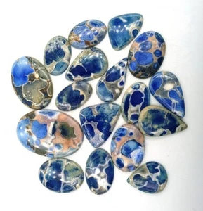 Blue Cobra Natural Loose Stone Hand polish Handmade Gemstones For Jewelry 71954 - Picture 1 of 5