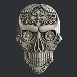 3D STL Modelle für CNC, Artcam, Aspire, Schädel - Bild 1 von 4