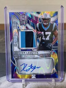 2024 Spectra Xavier Legette Rookie Aspiring Patch Supernova Auto /70 APA-XLE - Picture 1 of 2