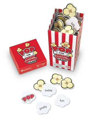 Pop for Sight Words literacy game, LEARNING RESOURCES LER 8430, word cards NEW! - Image 1 of 4