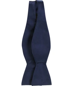 Countess Mara Mens Satin Self-tied Bow Tie, darkblue, One Size - Picture 1 of 1