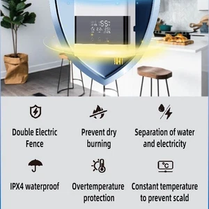  Water Heater 3000W Electric Tankless Water Heater Wall-Mounted ZYQP - Picture 1 of 15