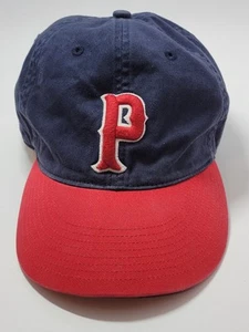 Vintage Polo Ralph Lauren Letterman Collegiate P Baseball Cap Hat Adjustable - Picture 1 of 6