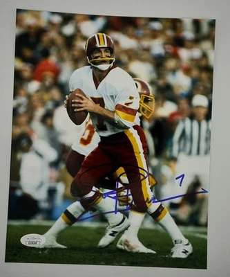 Joe Theismann Signed Redskins 8x10 Photo (JSA) COA - Image 1 of 3