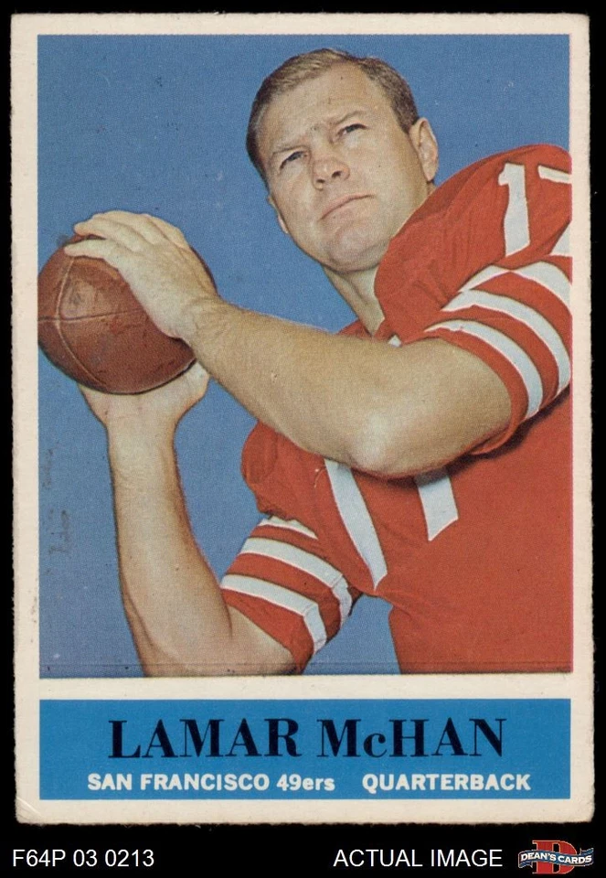 1964 Philadelphia #163 Lamar McHan 49ers Arkansas 3 - VG - Image 1 of 1