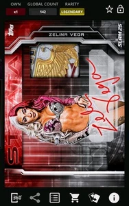 [Digital] Topps Slam Zelina Vega Strata Red Sig Relic Legendary - Picture 1 of 1