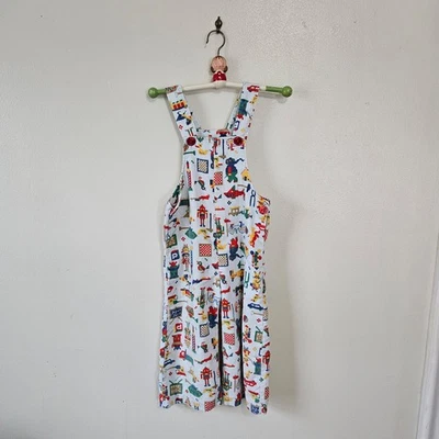 Mono escolar vintage años 70 pana niños pequeños 2T colores primarios juguetes Foto 1 de 4